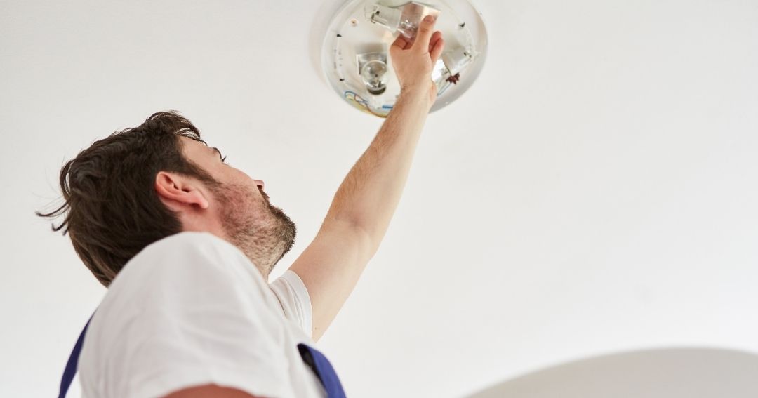 how to change led flush mount light