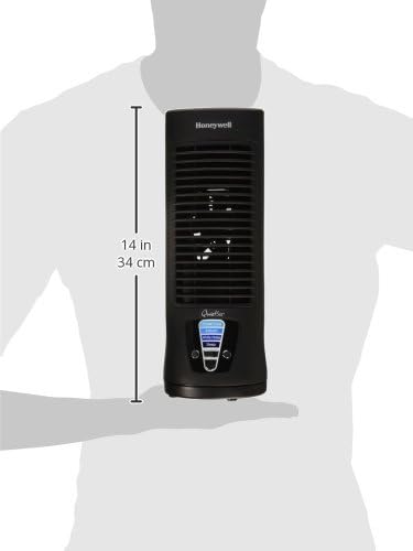 Honeywell HTF210B QuietSet Personal Table Fan, Black – Oscillating Personal Fan with Quiet Operation and 4 Levels of Power and Sound,FREE SHIPPING FAST DELIVERY
