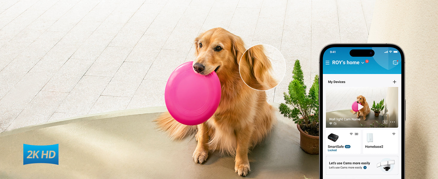 Security Wired Wall Light Cam S100, 2K Floodlight Camera, Porch Light with Security Camera Outdoor, 1200-Lumen, Motion Activated RGB Light, AI Detection, IP65 Waterproof, Size:1-Cam Pack, Free and fast delivery.