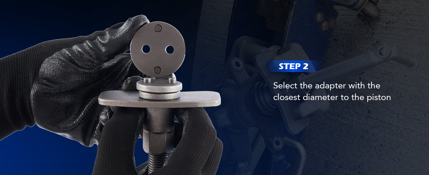 Motor Tech 24pcs Brake Caliper Tool, Heavy Duty Brake Caliper Compression Tool Caliper Piston Tool for Brake Pad Replacement Reset, with Thrust Bolt Assemblies Retaining Plates 18 Disc Adapters,free and fast shipping.