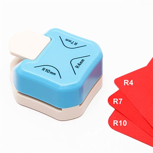 Paper Corner Rounder 3 in 1 (R4mm+R7mm+R10mm), Cutter Punches for Paper Crafts, Envelope Punch Board,Hole Puncher, Laminate, DIY Projects, Photo Cutter,Card Making and Scrapbooking, free and fast shipping.