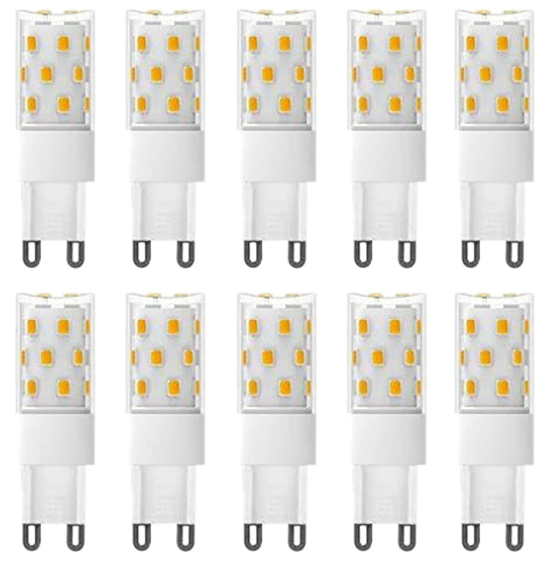 G9 LED Light Bulb,Bi Pin, 6Watt,  60W Equivalent ,600 lumens, Flicker Free, Dimmable, CETL/ETL (4-Pack)