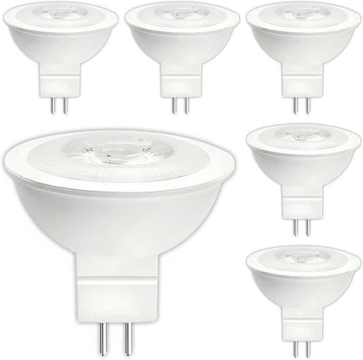 MR16, 50W Equivalent, 4000K, 580LM, Dimmable LED Light Bulb (6-Pack)