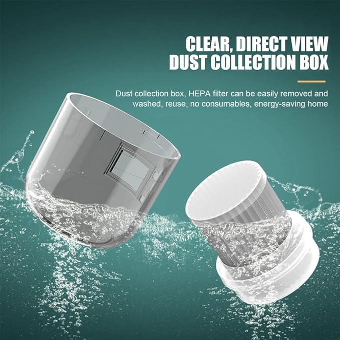 Low Noise Small Mite Remover Wireless Charging UV Mite Remover Bed Vacuum Cleaning Machine White,fastand free shipping.