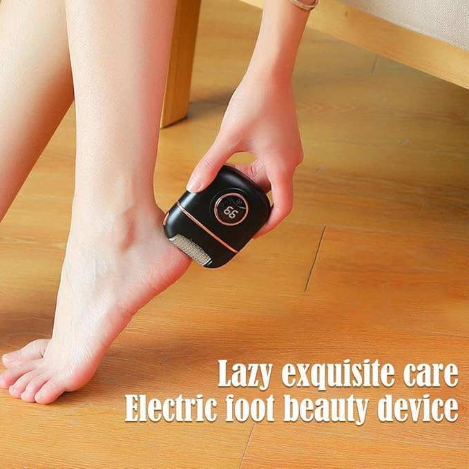 Automatic Callus Remover for Feet,Electric Washable Digital Display Electric Foot Polisher with Roller Heads 2 Gears,Rechargeable Pedicure Tools Waterproof Foot File for Dead Cracked Skin (Blue).free delivery in 30days