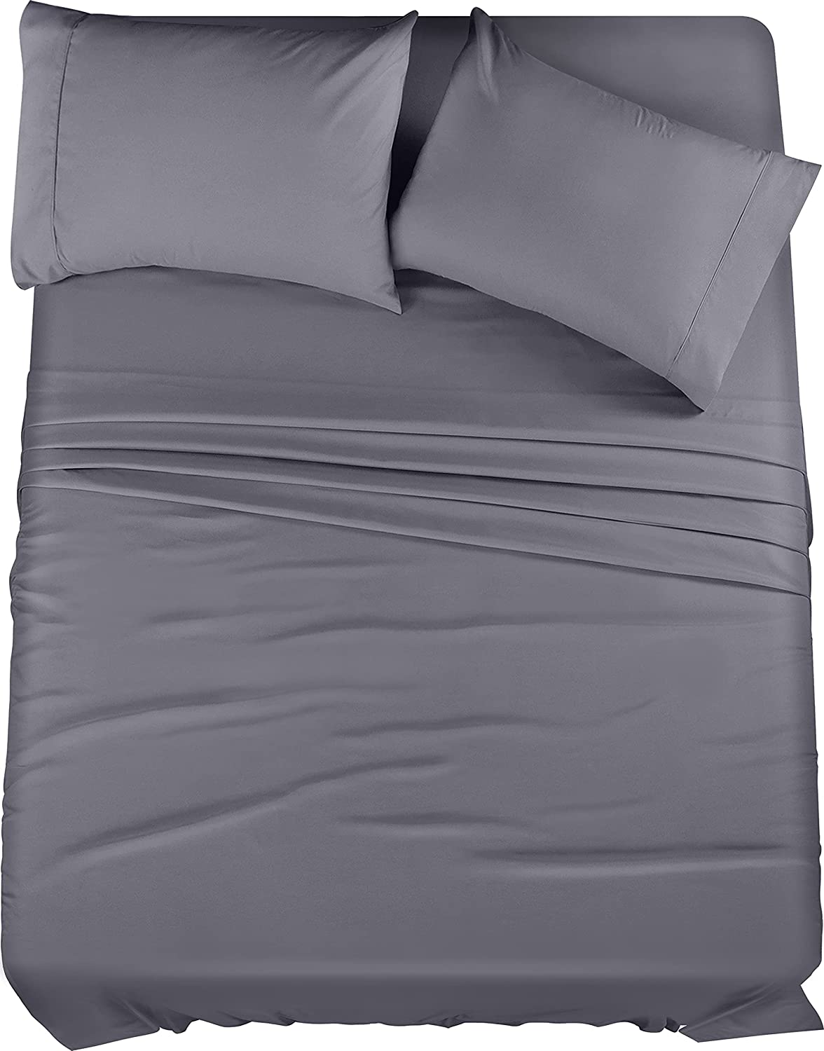 Cymak Bedding Bed Sheet Set - 4 Piece Queen Bedding - Soft Brushed Microfiber Fabric - Shrinkage & Fade Resistant - Easy Care