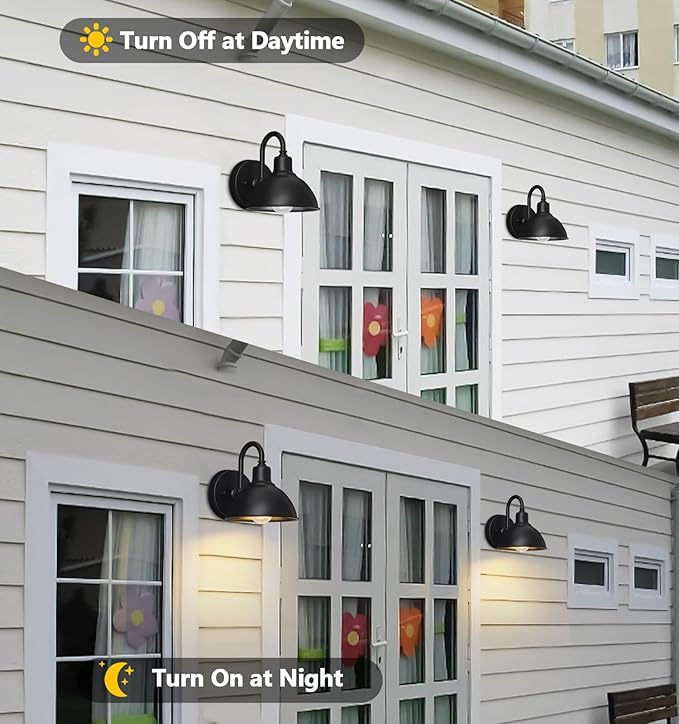 Outdoor Goose Valley -Style barn Lamps, Small and Delicate Classic Porch Farmhouse Lamps, Used for The Front Door of The Terrace Garage ,UL Certification., free and fast delivery.