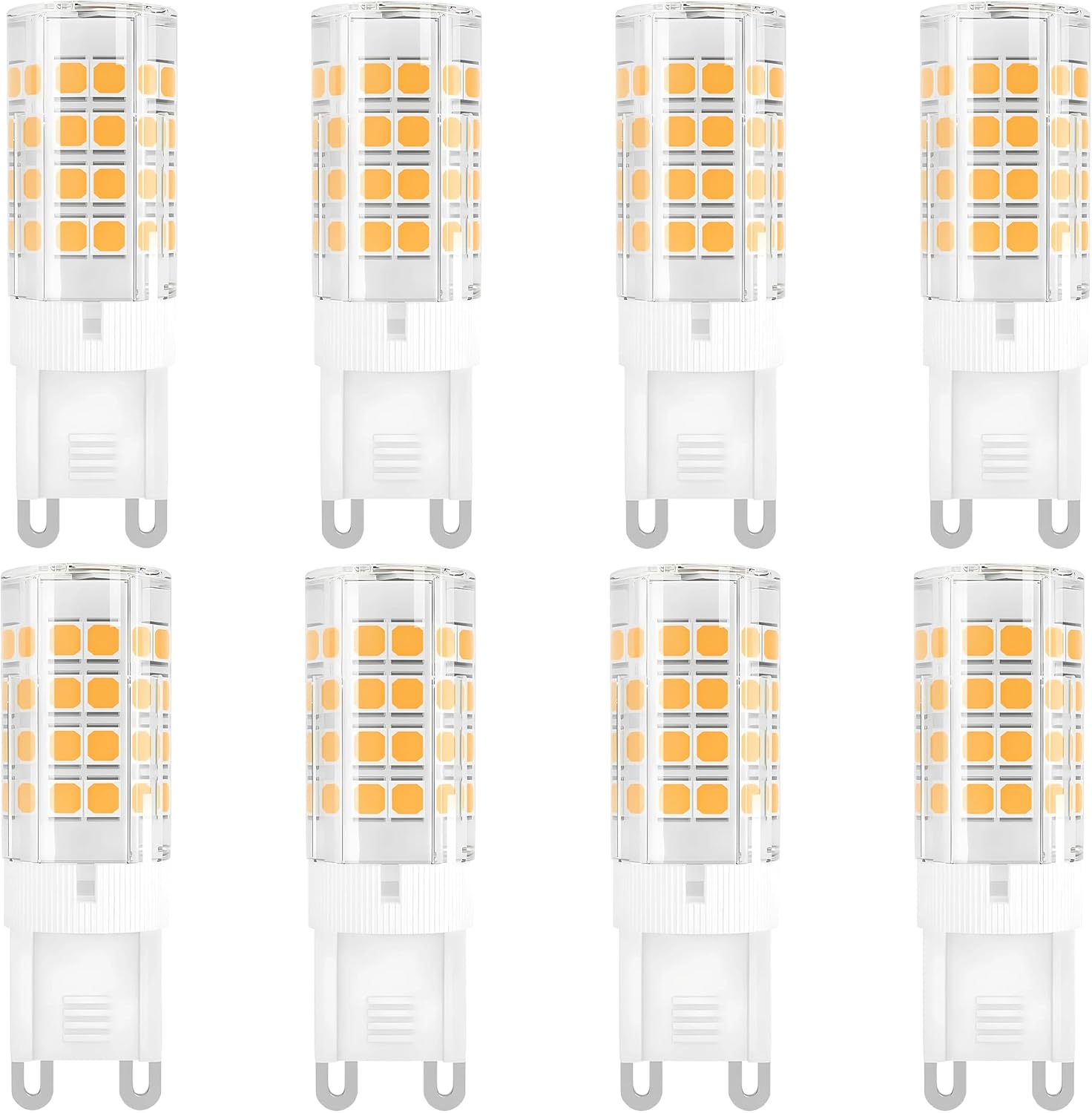 STRAK LED G9 7W-30,40,50/KD Equivalent-700 Lumens Dimmable, CETL (8PK) ETL Certified