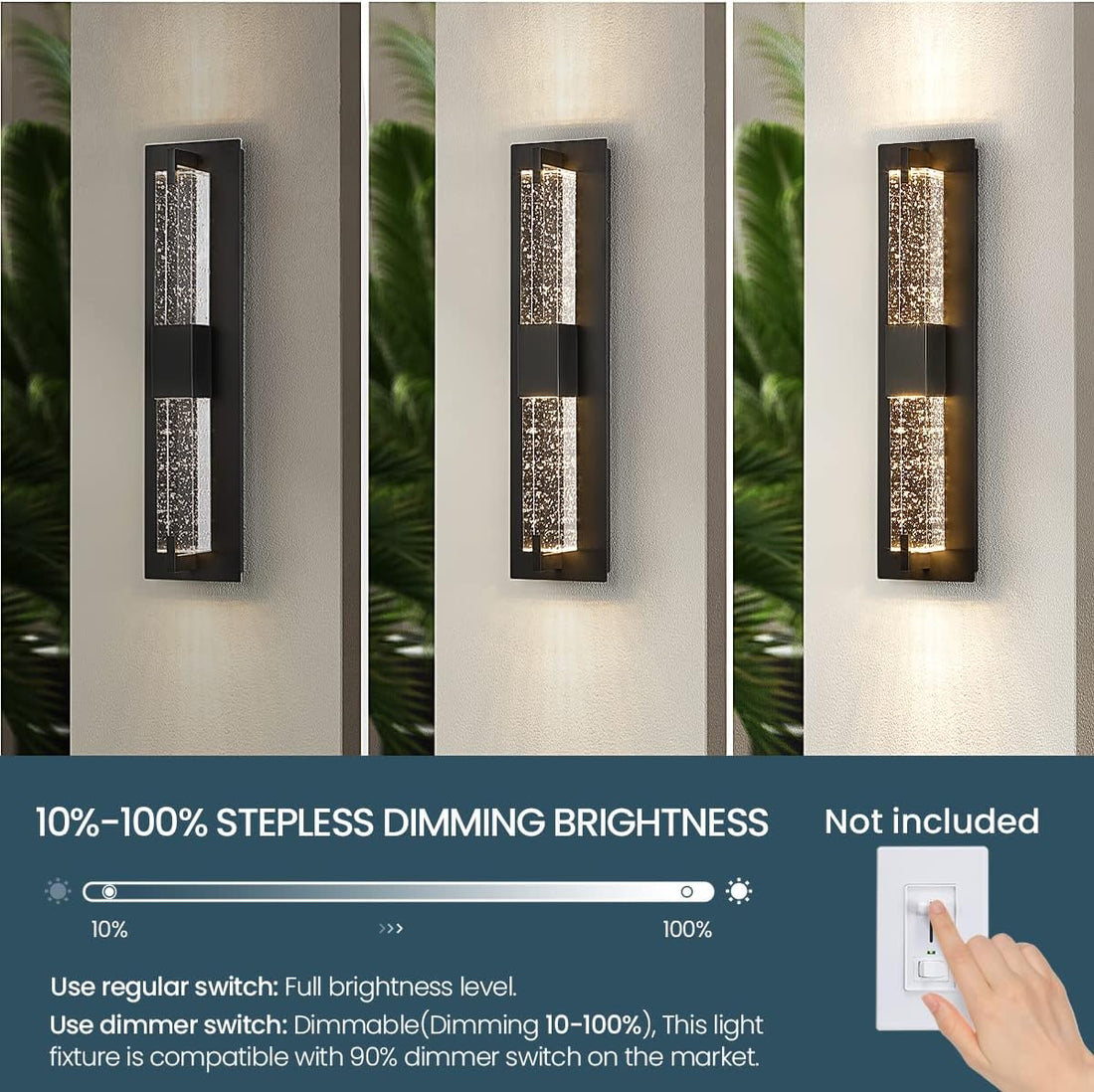 LED Wall Sconce Light: 19 Inch Modern Sconces Wall Lighting 3000K Dimmable Crystal Wall Lamps Indoor Bathroom Sconce Wall Mount Light Fixtures for Living Room/Bedroom/Hallway,Fast and free shipping.