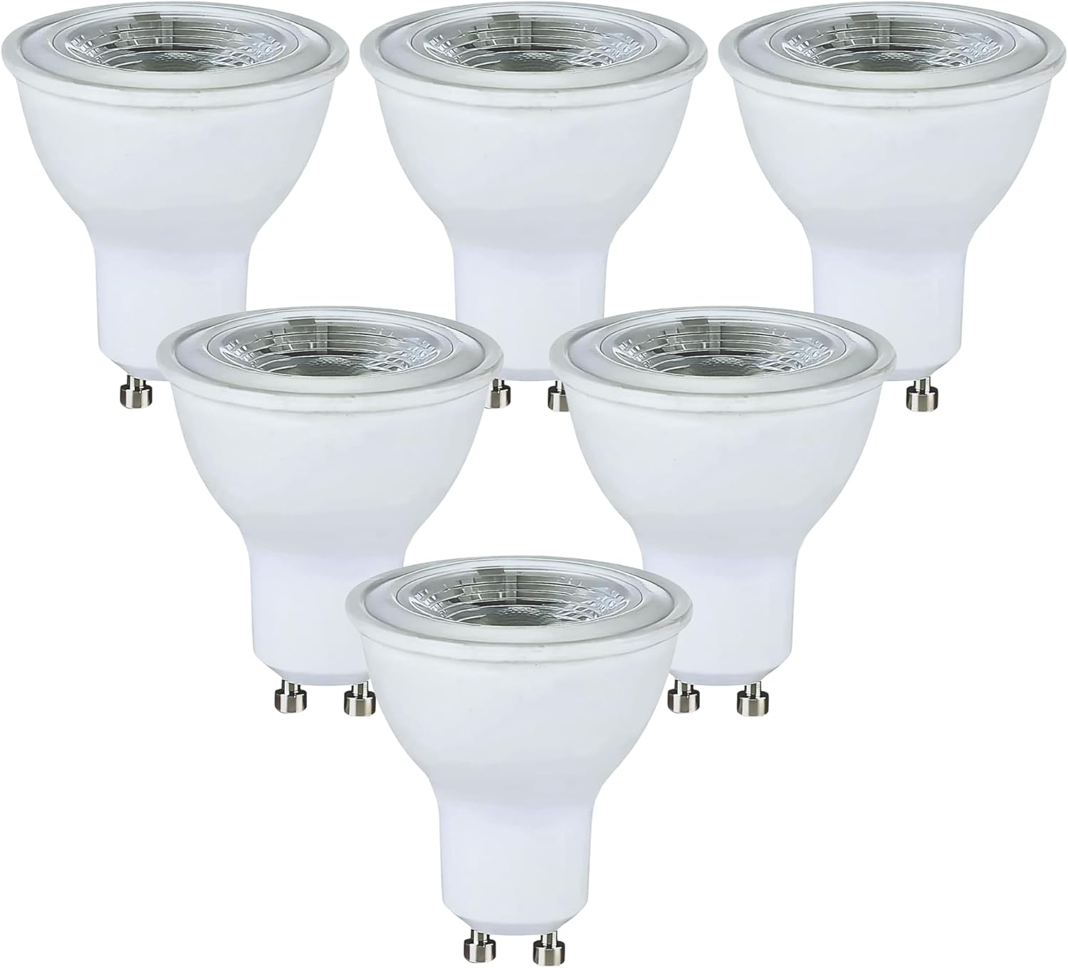 STRAK Gu10 Led Lamp 50w Equivalent, Cri80, Dimmable 4000k Natural White Led Light Bulb (6-Pack)