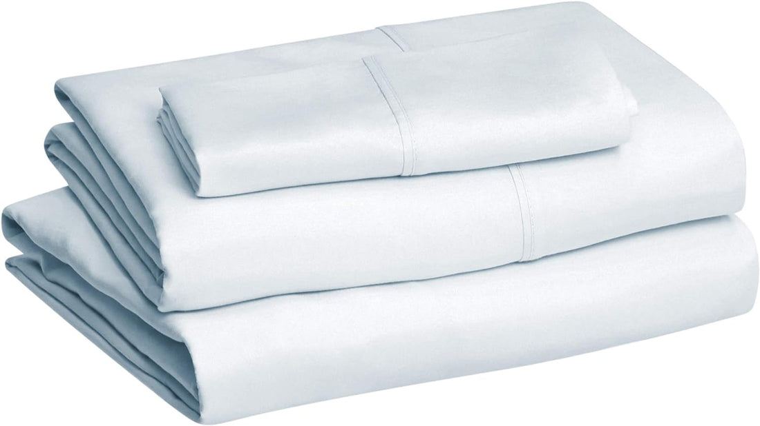 Cymak Basics Light-Weight Microfiber Sheet Set - Twin, Light Blue