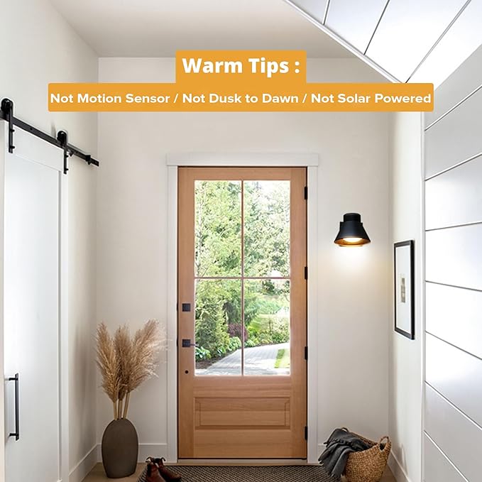 2 Pack LED Outdoor Wall Light Fixtures, Black Front Porch Lights Wall Mount Lighting, Exterior Waterproof Wall Lantern Light Fixture Anti-Rust Farmhouse Barn Wall Sconce for Patio, Doorway, Garage.ETL Certified,Free and fast shipping.