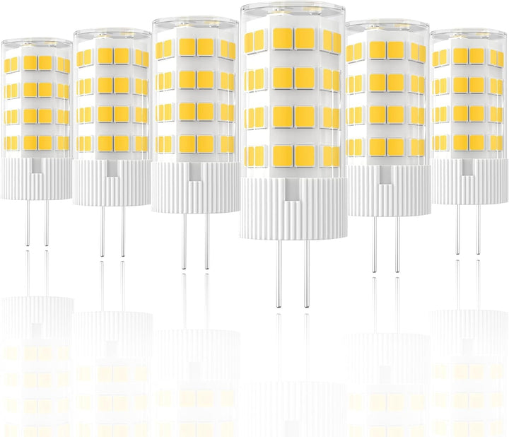 LED G4, 3W=35Watt, 300 lm, Cool White (6000K), Dimmable, G4 Bi-pin Base (6-Pack) - CETL
