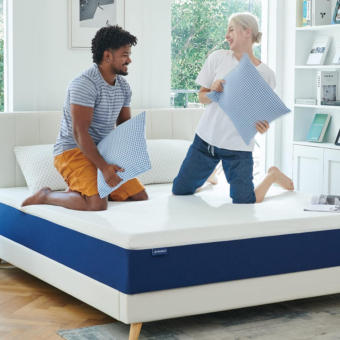 Twin Mattress, Cymak 8 inch Gel Memory Foam Mattress with CertiPUR-US Certified Foam Bed Mattress in a Box for Sleep Cooler & Pressure Relief, Twin Size