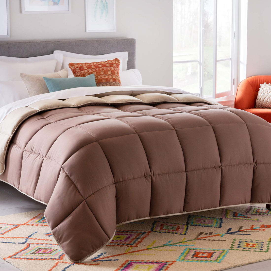 Cymak All Season Hypoallergenic Down Alternative Microfiber Comforter