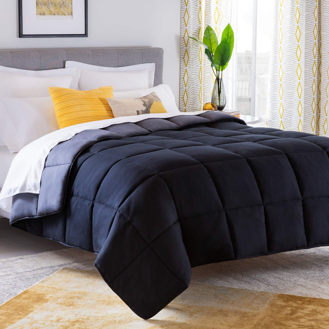 Cymak All Season Hypoallergenic Down Alternative Microfiber Comforter