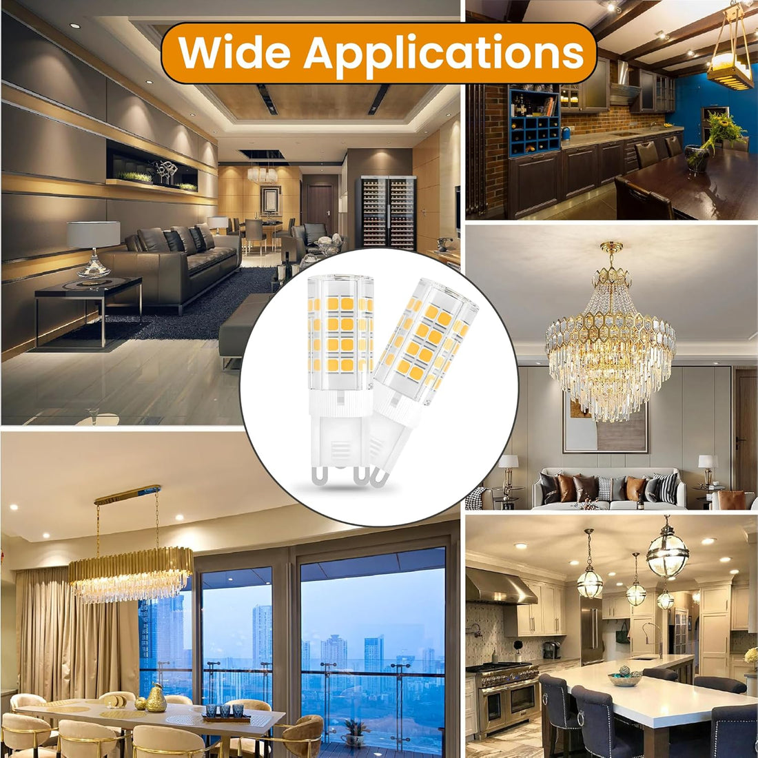 Strak E12 Candelabra LED Light Bulb Dimmable 4000K Natural White, 6W (60W Equivalent) 600 Lumens, B10 Shape LED Candle Light Bulb e12 Base for Chandelier, Vanity Light, Ceiling Fan Light (6-Pack)