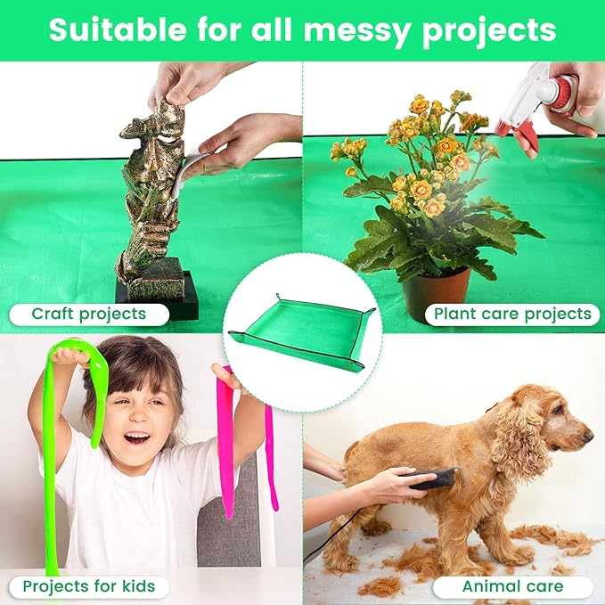 39.5"X31.5" Large Repotting Mat for Indoor Plants Transplanting Thick Rectangular Waterproof Rpotting Mat Gardening Gifts for Women,Free and fast shipping.