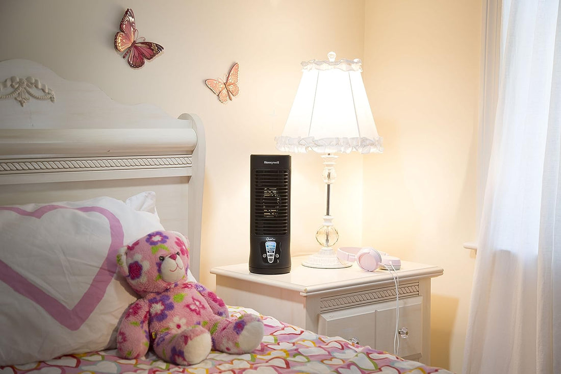 Honeywell HTF210B QuietSet Personal Table Fan, Black – Oscillating Personal Fan with Quiet Operation and 4 Levels of Power and Sound,FREE SHIPPING FAST DELIVERY