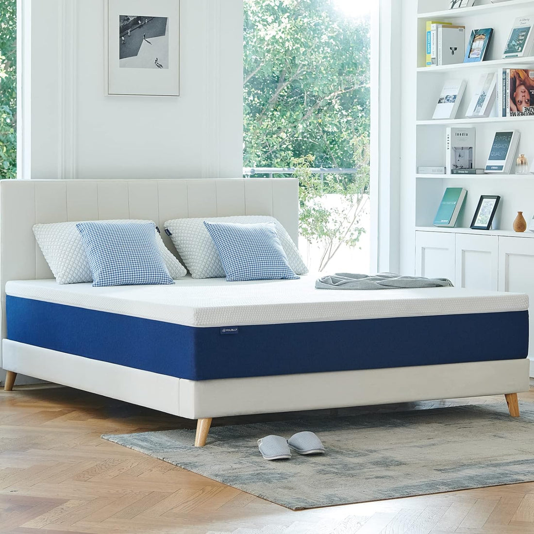Twin Mattress, Cymak 8 inch Gel Memory Foam Mattress with CertiPUR-US Certified Foam Bed Mattress in a Box for Sleep Cooler & Pressure Relief, Twin Size