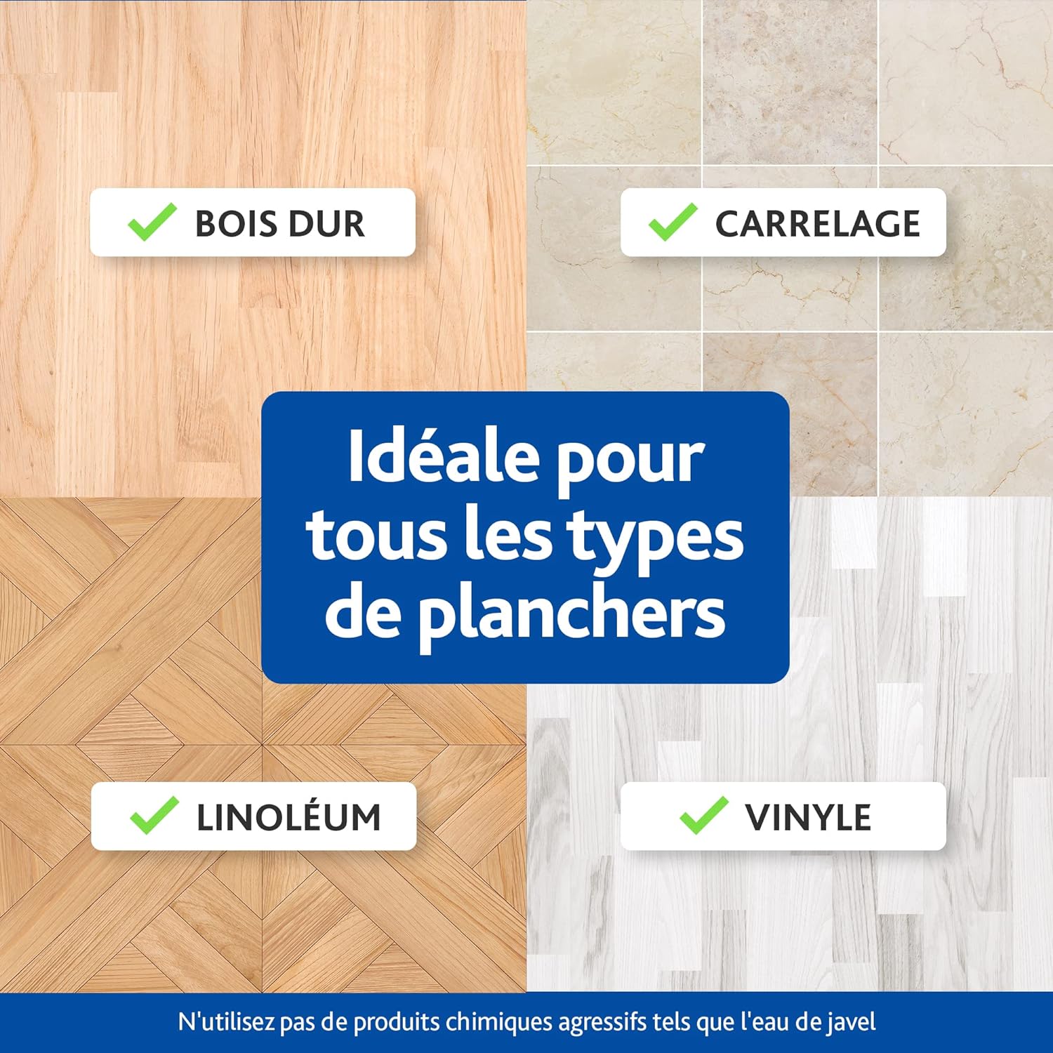 Vileda EasyWring Microfibre Spin Mop & Bucket Floor Cleaning System (EasyWring System + 1 Refill)