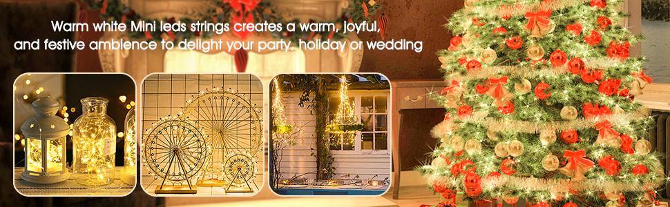 Solar String Lights Outdoor, 2Pack Total 80FT 240LED 8 Modes Solar Fairy Lights, Super Bright Waterproof Twinkle Lights for Tree, Patio, Garden, Outdoors (Warm White) Free and fast delivery.