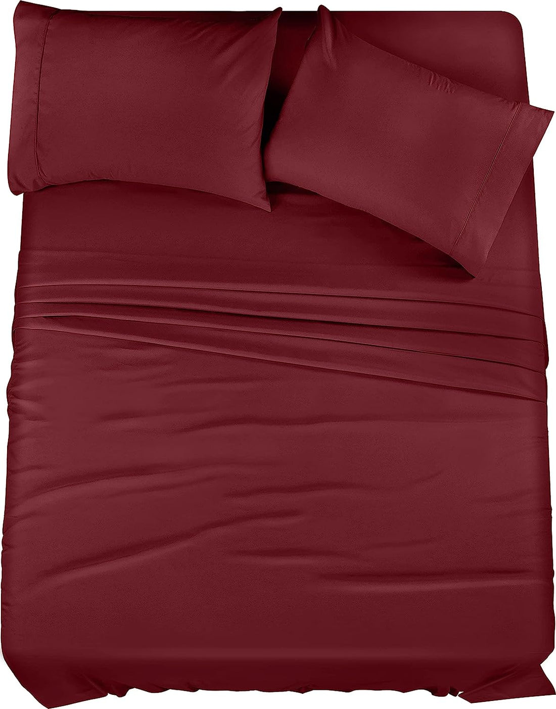 Cymak Bedding Bed Sheet Set - 4 Piece Queen Bedding - Soft Brushed Microfiber Fabric - Shrinkage & Fade Resistant - Easy Care