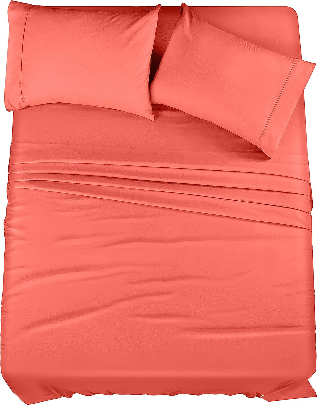 Cymak Bedding Bed Sheet Set - 4 Piece Queen Bedding - Soft Brushed Microfiber Fabric - Shrinkage & Fade Resistant - Easy Care