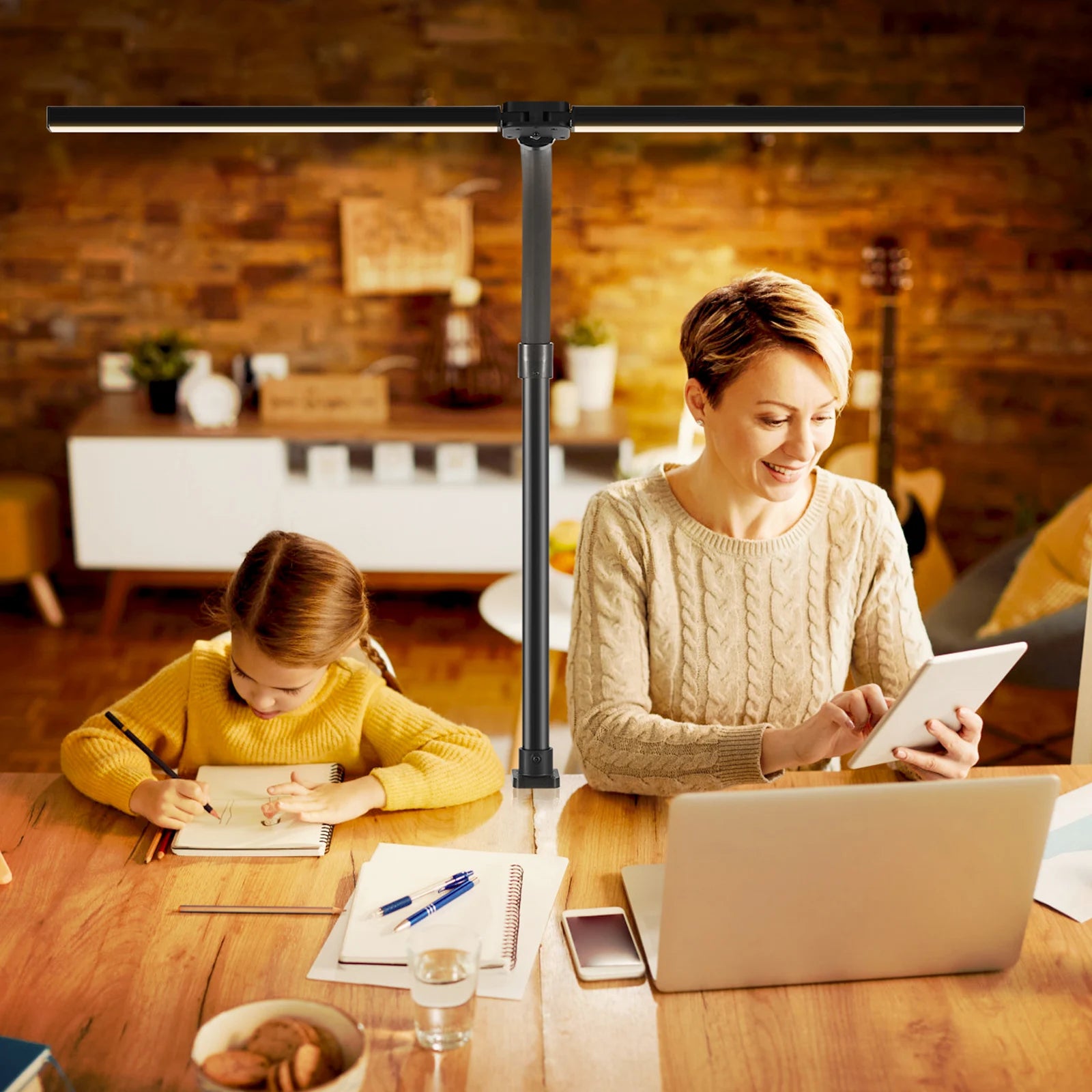 Desktop Light for Zoom Meetings Computer Lights With Stand Laptop Light Adjust Arm Clamp Lamp for Office Study Reading,ETL Free shipping. Delivery45 days.