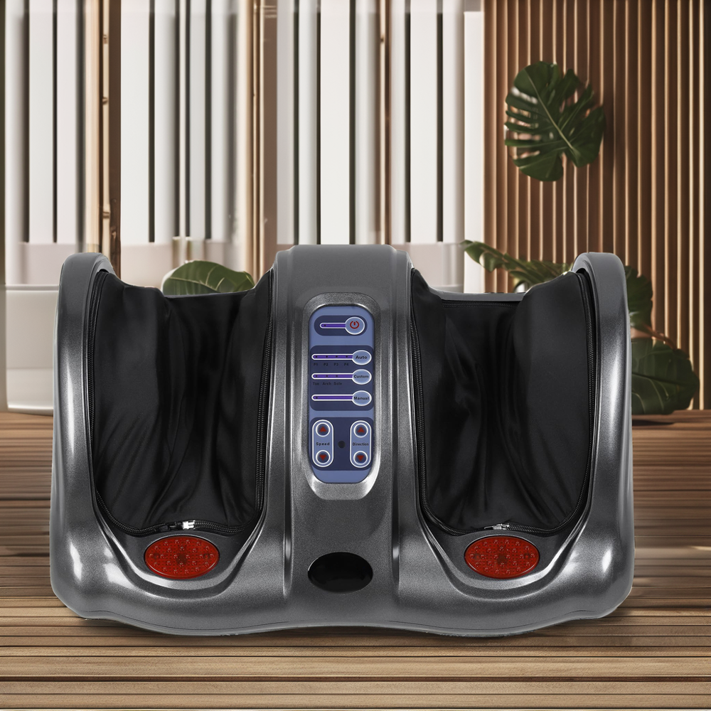 Foot Massager with Heating Function 4 Modes and 3 Intensity Levels Premium Comfort and Relaxation,ETL Certified for safety,colour black. free delivery in 60 days.