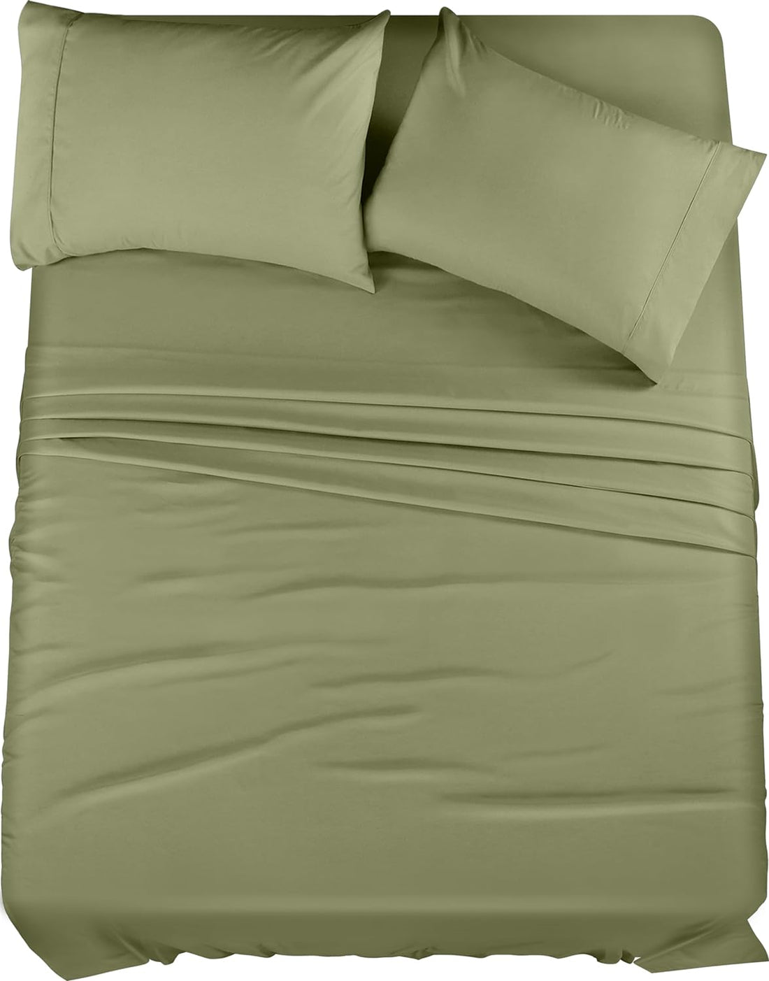 Cymak Bedding Bed Sheet Set - 4 Piece Queen Bedding - Soft Brushed Microfiber Fabric - Shrinkage & Fade Resistant - Easy Care