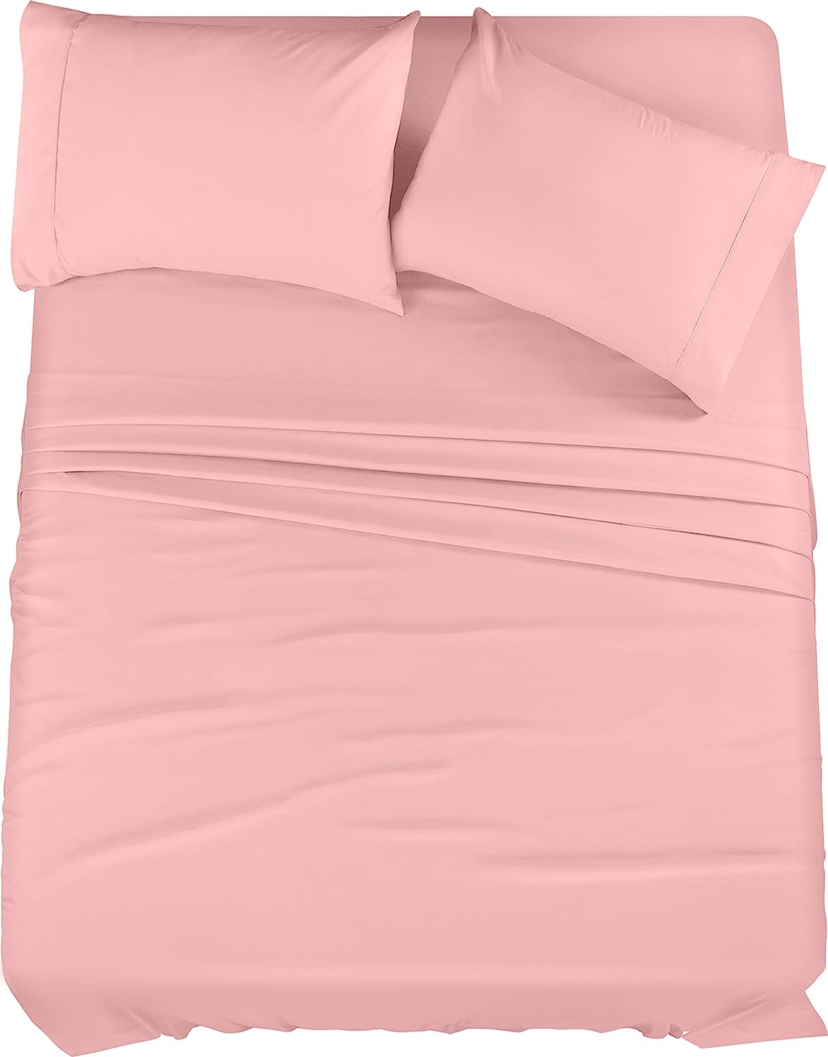 Cymak Bedding Bed Sheet Set - 4 Piece Queen Bedding - Soft Brushed Microfiber Fabric - Shrinkage & Fade Resistant - Easy Care