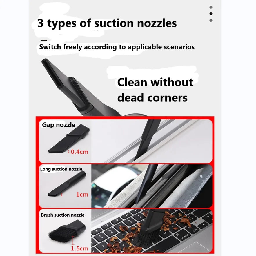 Car vacuum cleaner, small mini handheld portable vacuum cleaner, multifunctional, suitable for various scenarios inside the car,UL Certified, free shipping in three weeks.