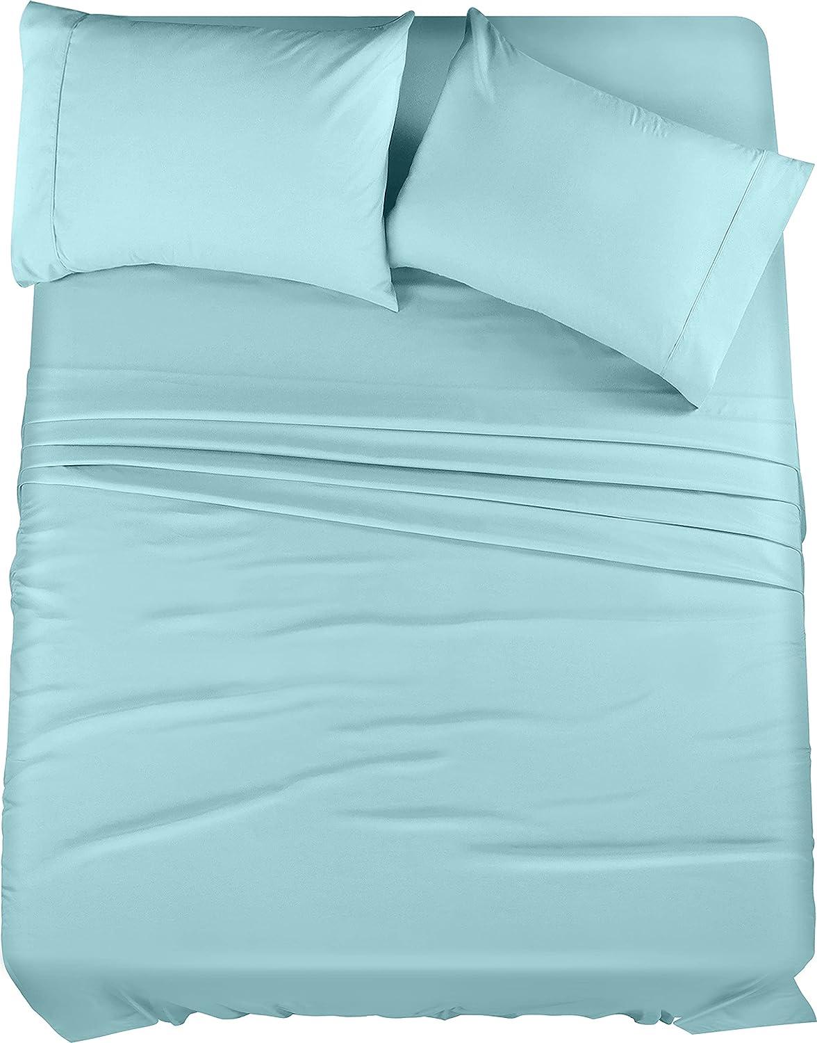 Cymak Bedding Bed Sheet Set - 4 Piece Queen Bedding - Soft Brushed Microfiber Fabric - Shrinkage & Fade Resistant - Easy Care