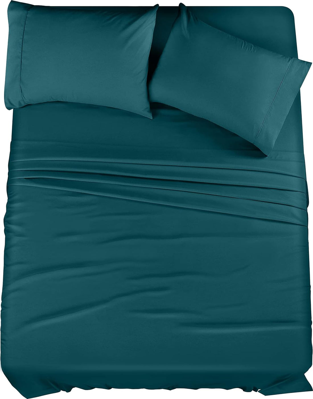 Cymak Bedding Bed Sheet Set - 4 Piece Queen Bedding - Soft Brushed Microfiber Fabric - Shrinkage & Fade Resistant - Easy Care
