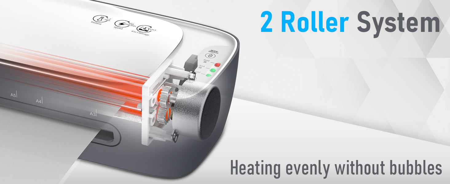Laminator Machine and Sheets 13-Inch, Laminating Machine 11x17 Cold Thermal Laminator,white colour, 9 in 1 Lamination Machine 60s Warm-Up No Jam, for Home/School/Office use, Fast and free shipping.