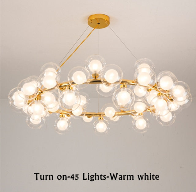 Ring bubles light