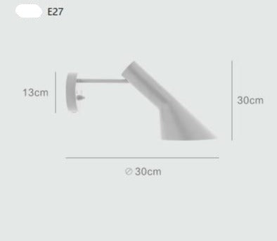 Corner Floor Lamp, Table Wall Led Flushmount Lamps E27 Led Black White Floor Lights Arne Jacobsen for Living Room Nordic Decoration Home Certification  UL, Free shipping to Canada