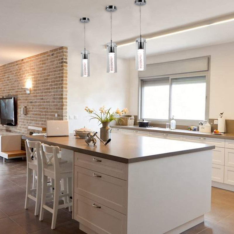 SINGLE NORDIC CLEAR GLASS FANCY PENDANT LIGHT FOR HOME DECORATIVE MODERN HANGING LAMP.Certification UL