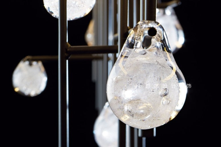 Shop decoration ideas, shopping malls, hanging ornaments in the sky, hanging pieces at the hotel sales office water reception.Certification: UL