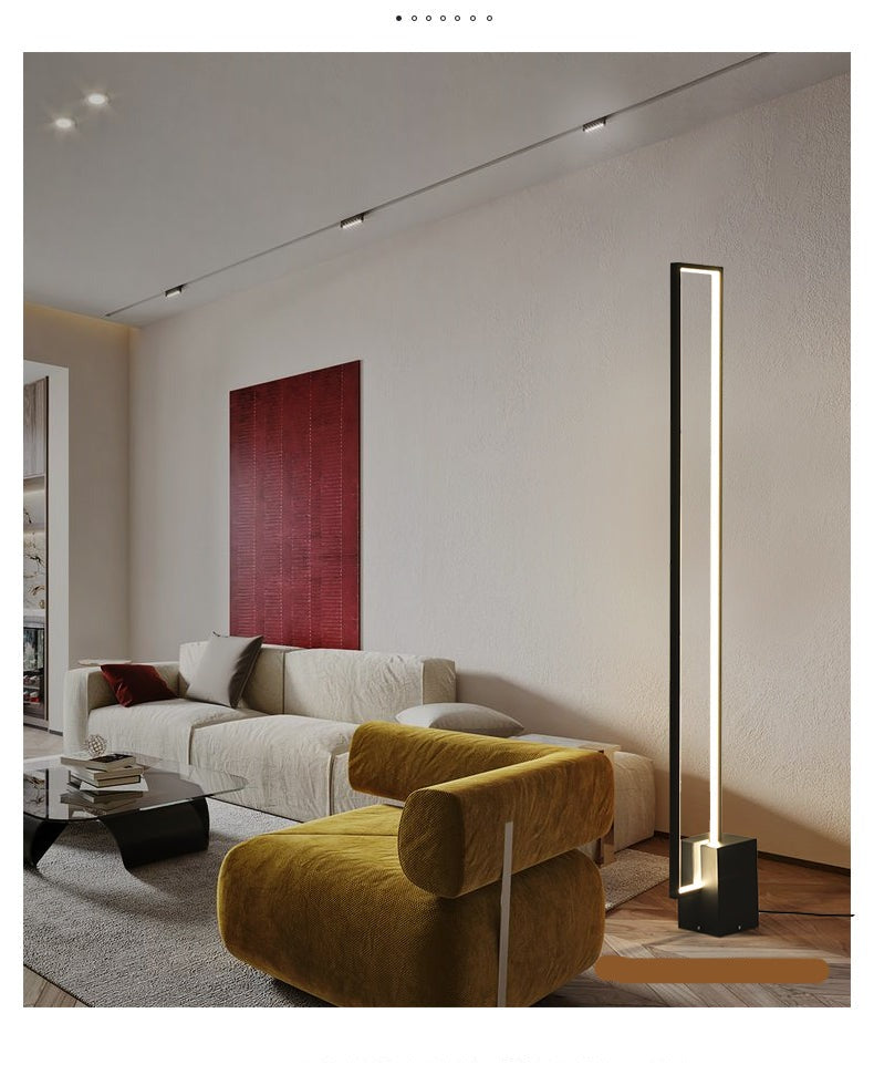 Bedroom Led Floor Lamp Minimalist Light Luxury Nordic Shaped Eye Protection Line Vertical Living Room Table Lamp UL,FREE SHIPPING TO CANADA, DELIVERY 60DAYS.
