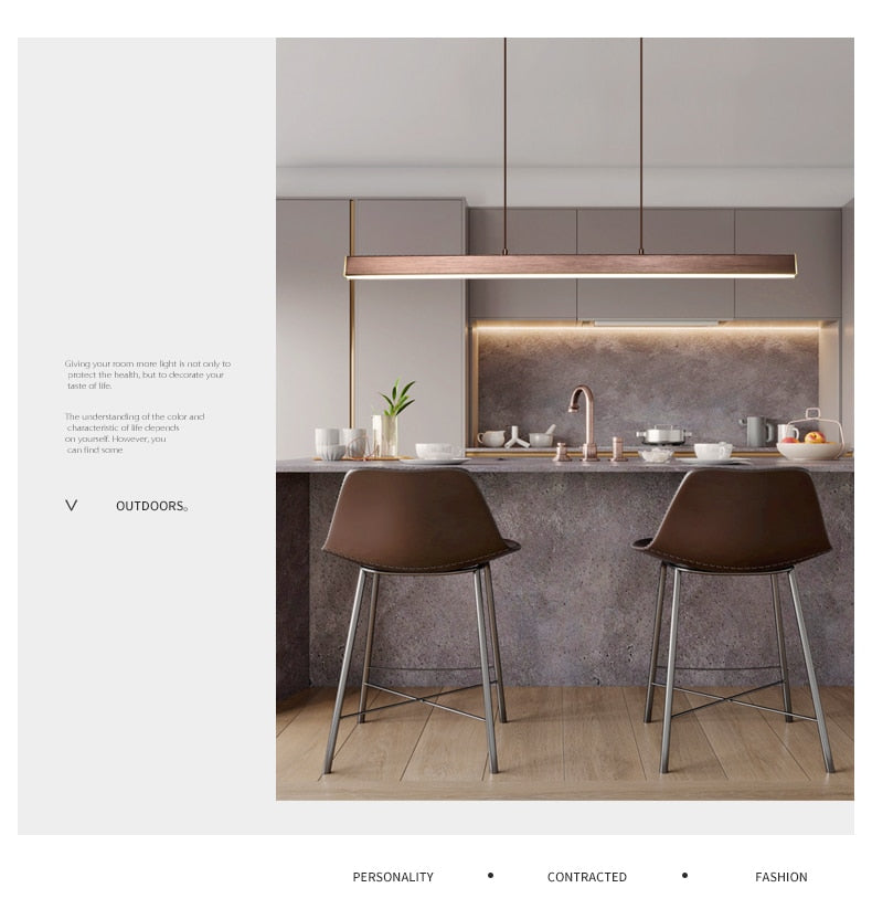 Nordic Pendant Lamp Chandelier Lighting 80cm/100cm/120cm Suitable for Restaurant Led, Office, Dining Room & Study Room, Ul