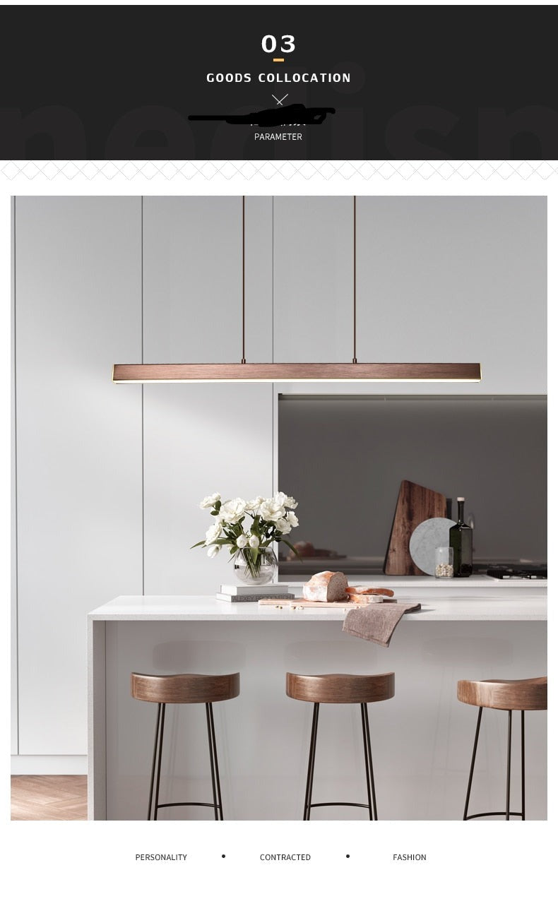 Nordic Pendant Lamp Chandelier Lighting 80cm/100cm/120cm Suitable for Restaurant Led, Office, Dining Room & Study Room, Ul