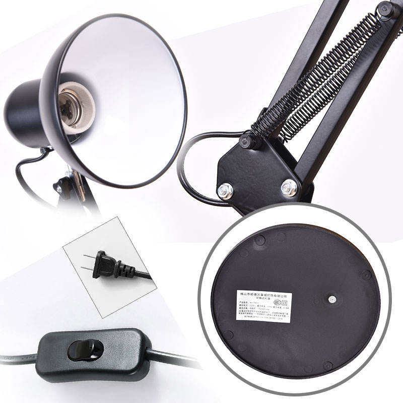 Classic American iron LED eye protection desk lamp bedside study office energy saving dormitory lamp .Free shipping to Canada, Delivery 60 days.