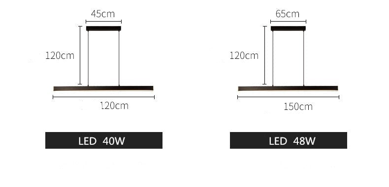 Nordic Pendant Lamp Chandelier Lighting 80cm/100cm/120cm Suitable for Restaurant Led, Office, Dining Room & Study Room, Ul
