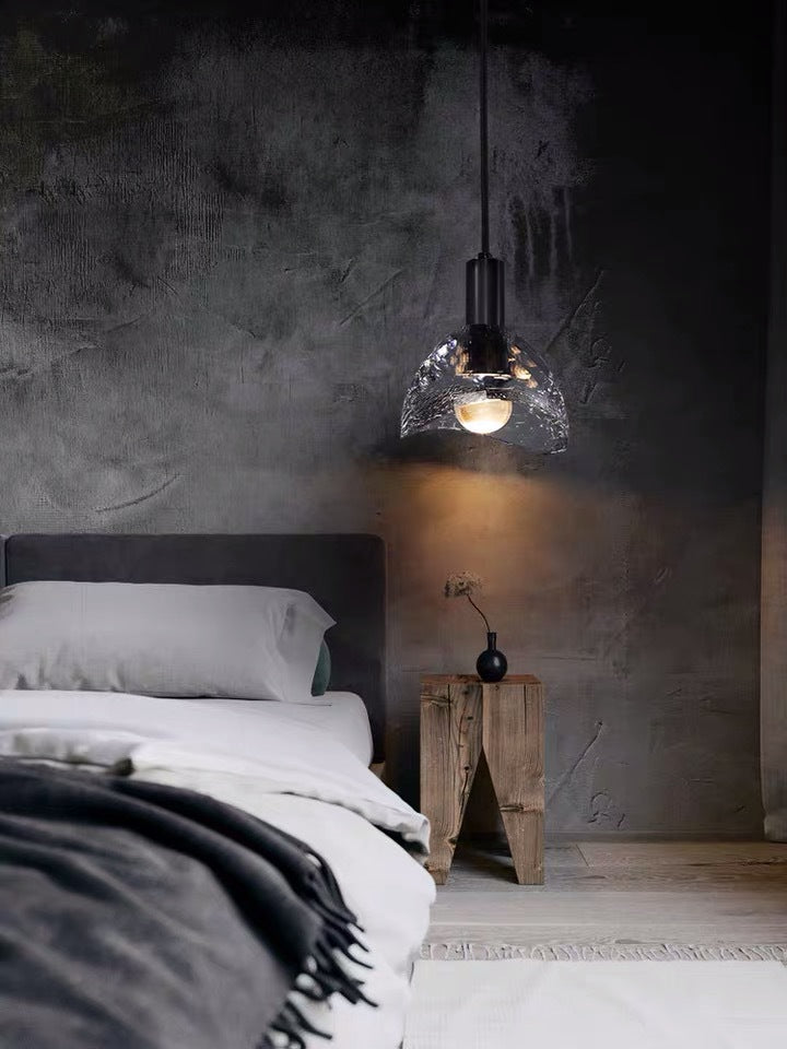 Postmodern copper glass hanging lights for living/dining room decoration, modern lighting accessories for bedroom, night table and cafeteria.Certification UL,, Free shipping to Canada