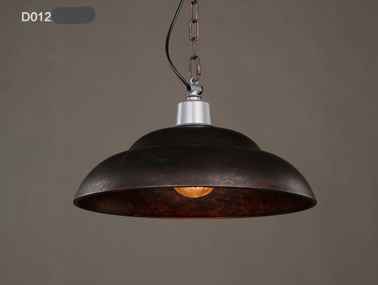 STRAK Loft Pendant Lamps Retro Chandelier Pendant Light Industrial Style Iron Pot Cover Lamp Ul