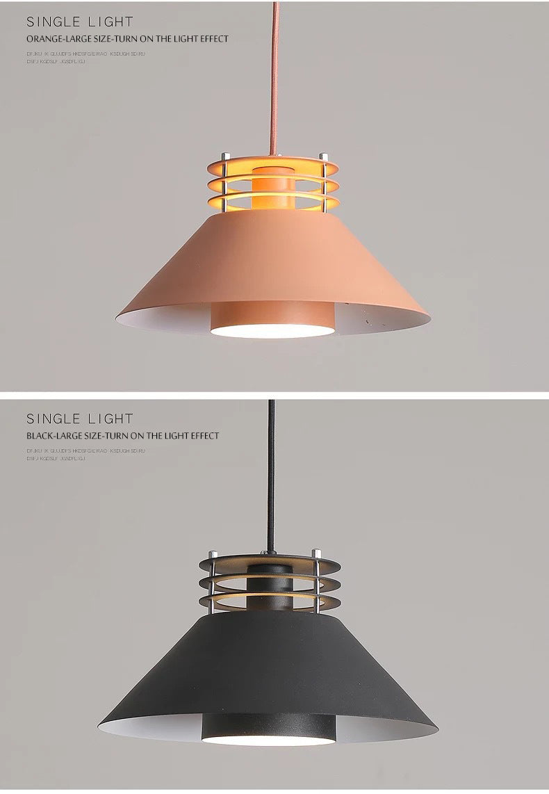 STRAK Nordic Macaron Pendant Lights - Post-Modern Pendant Lamp E27 Base Bedside Cafe Restaurant Kitchen Light