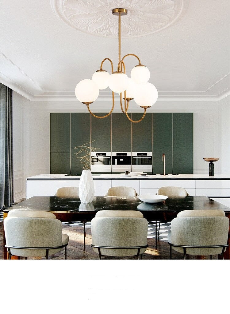 STRAK Pendant Lights Milk White Glass Suspension E27 Led Modern Dining Room Bar Restaurant Bedroom Indoor Decoration Lighting Ul