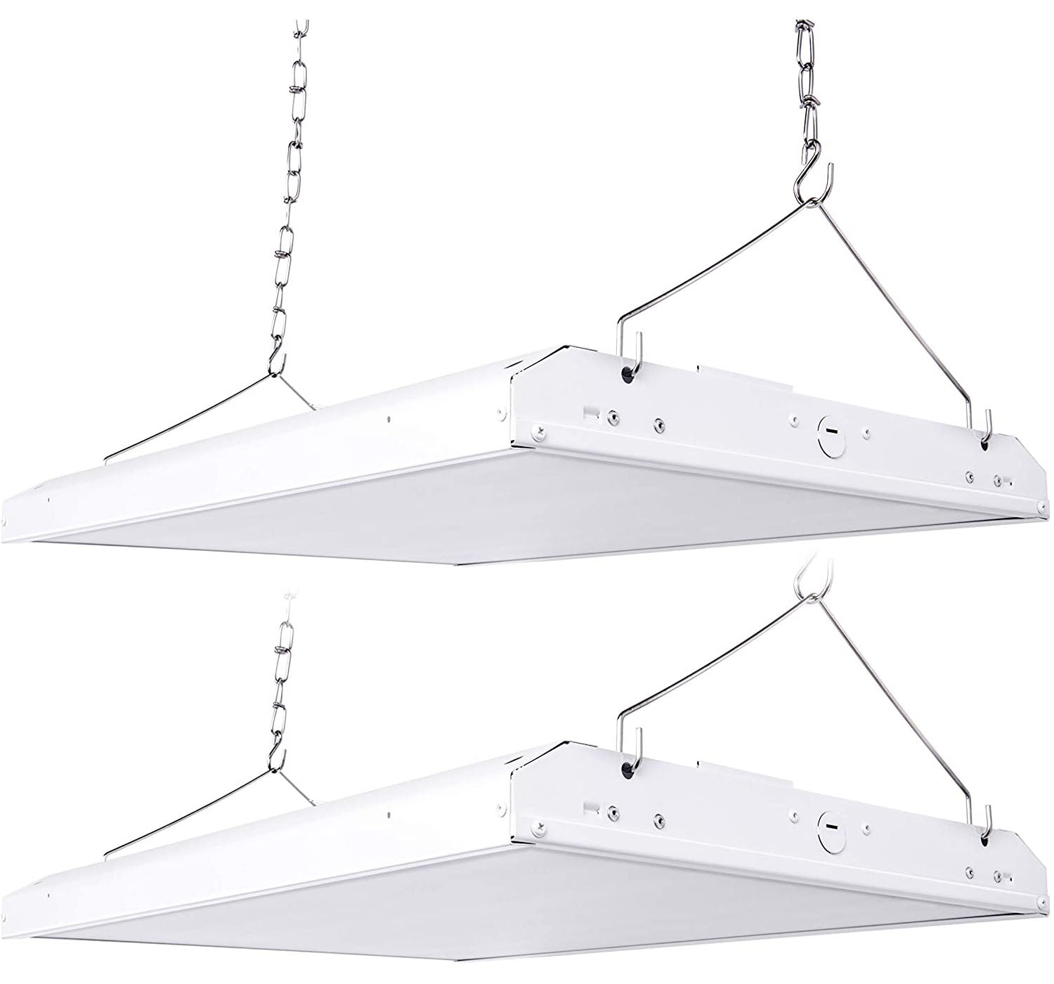 LED Slim Linear High Bay - 80Watt - 10800Lumens - 5000K - Size 215mm X 600mm - UL DLC (2-Pack)